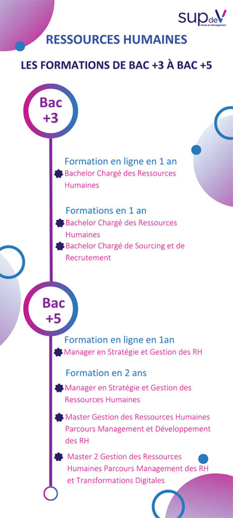 Schéma formations Responsable RH